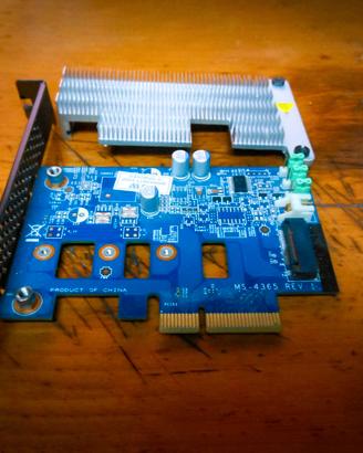 Scheda PCI HP Z Turbo Drive G2 PCIe x4 con dissipa