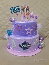 torta scenografica huntrix 