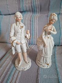 Coppia statuine Capodimonte Vintage marchiate