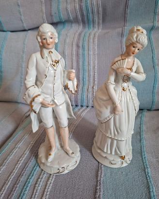 Coppia statuine Capodimonte Vintage marchiate