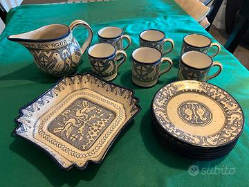 Servizio ceramica S. Volpi Deruta 
