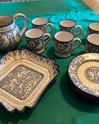 Servizio ceramica S. Volpi Deruta 