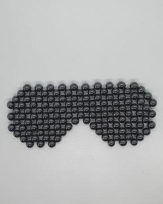 Maschera Occhi Ematite Pura - Radicamento, Energia