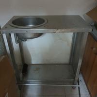 tavolo  lavello ristorazione acciaio inox
