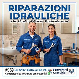 Riparazioni idrauliche e manutenzione