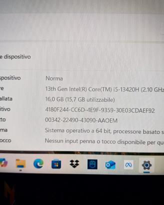 Computer portatile Acer Nitro V15