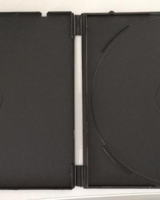 Custodie CD DVD e Blu Ray da 4 mm. nere
