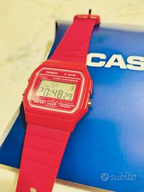 Casio F-91w FUCSIA RARO ORIGINALE