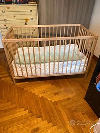 Lettino Snigar (Ikea) con materasso