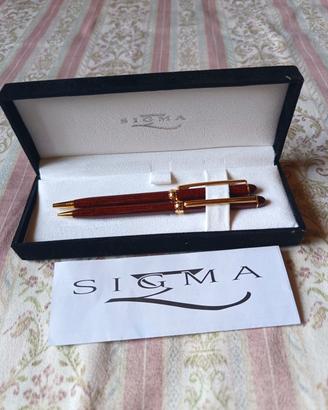 Cofanetto vintage Penna e matita Sigma
