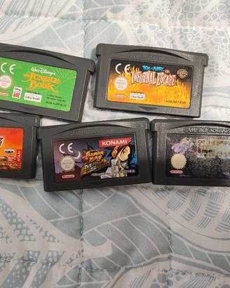 Giochi cartucce Gameboy Advance 