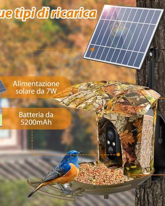  Mangiatoia intelligente per uccelli 