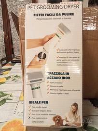 Phon con spazzola x cani 2 in uno