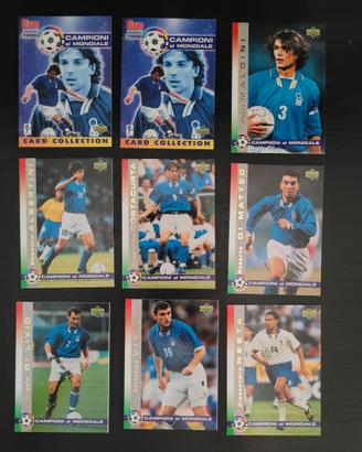 Lotto di 16 card Campioni al mondiale Dixan Nm
