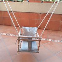 altalena legno bimbi