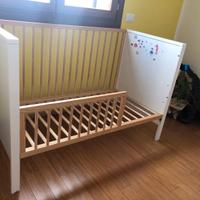 Letto Kinderfraft in legno +materasso