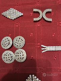 Ganci gioiello in strass