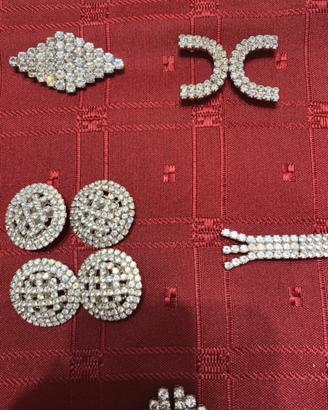 Ganci gioiello in strass