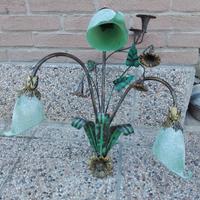 4  lampadari  ferro battuto