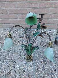 4  lampadari  ferro battuto
