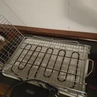 griglia elettrica,usata una volta in camping nuova