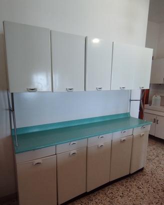 Credenza da cucina vintage in Formica anni '60 - B