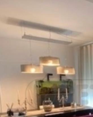 Lampadario sospeso a tripla luce