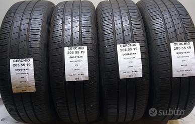 4 GOMME E CERCHI 205 55 19 GOODYEAR A2048