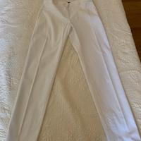 Pantaloni diritti Twin Set bianco taglia S