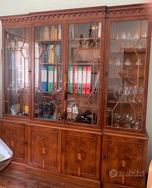 Libreria antica a giorno armadio studio