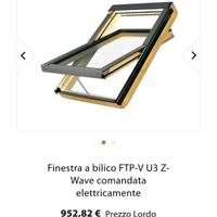  Finestra da tetto FAKRO 55x78 con radiocomando