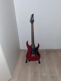 Chitarra elettrica Ibanez rossa
