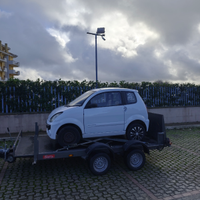 Trasporto con rimorchio 2400 kg o gancio traino