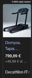 Tapis roulant Domyos T900C