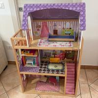 Casetta bambole legno