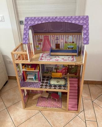 Casetta bambole legno