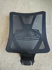 schienale di ricambio sedia a rotelle per ufficio 