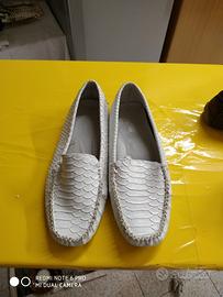 Sneakers Simile a TOD'S- Cuoio / Bianche e Marrone