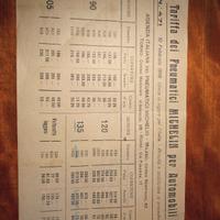 volantino pubblicitario Michelin 1919 pneu auto