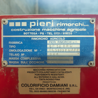Rimorchio agricolo vendemmia 5000 kg
