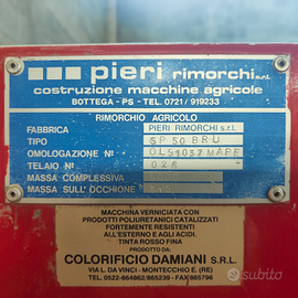 Rimorchio agricolo vendemmia 5000 kg