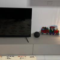 Mobile TV basso moderno – 278 cm – Grigio