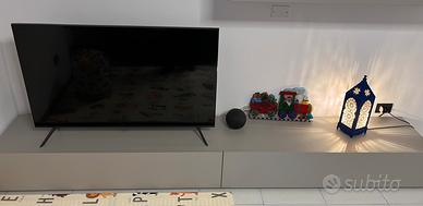 Mobile TV basso moderno – 278 cm – Grigio