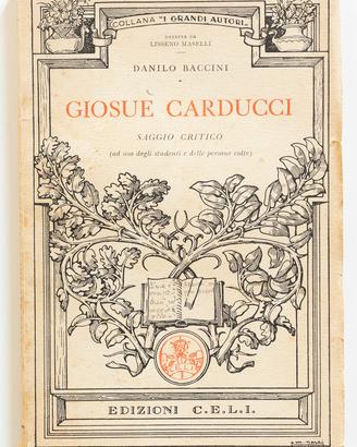 Giosue Carducci : saggio critico / Danilo Baccini