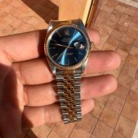 Rolex date just acciaio e oro jubilee