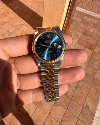 Rolex date just acciaio e oro jubilee