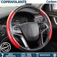 COPRIVOLANTE Auto Universale Sportivo Rosso