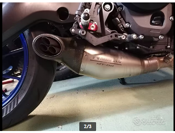 Scarico akrapovic mt 09