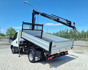 IVECO DAILY 35 35C18 NUOVO GRU + RIBALTABILE
