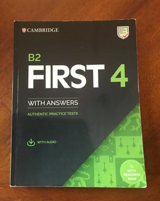 libro di testo preparazione FIRST livello B2
